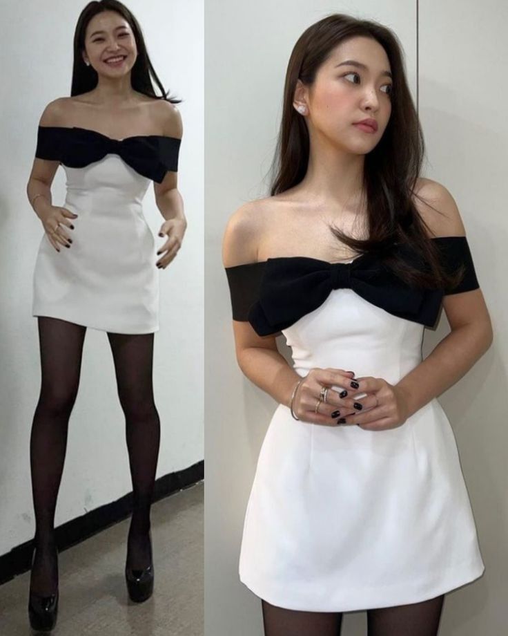 Black White Off The Shoulder Bodycon Homecoming Dresses Bowknot Graduation Dress,AST1912