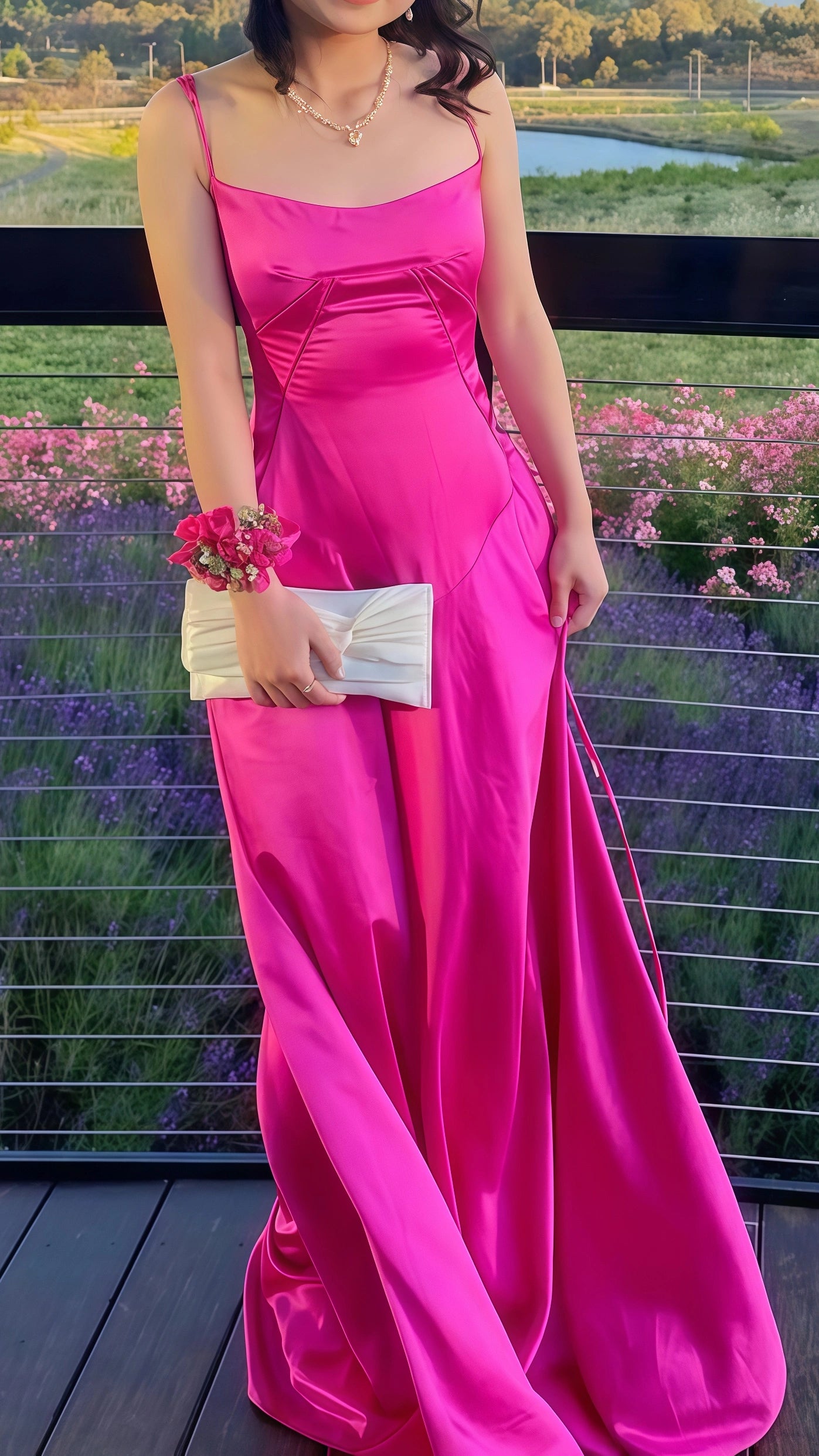 Modest A-line Long Prom Dress, Trendy Evening Dresses,AST1249