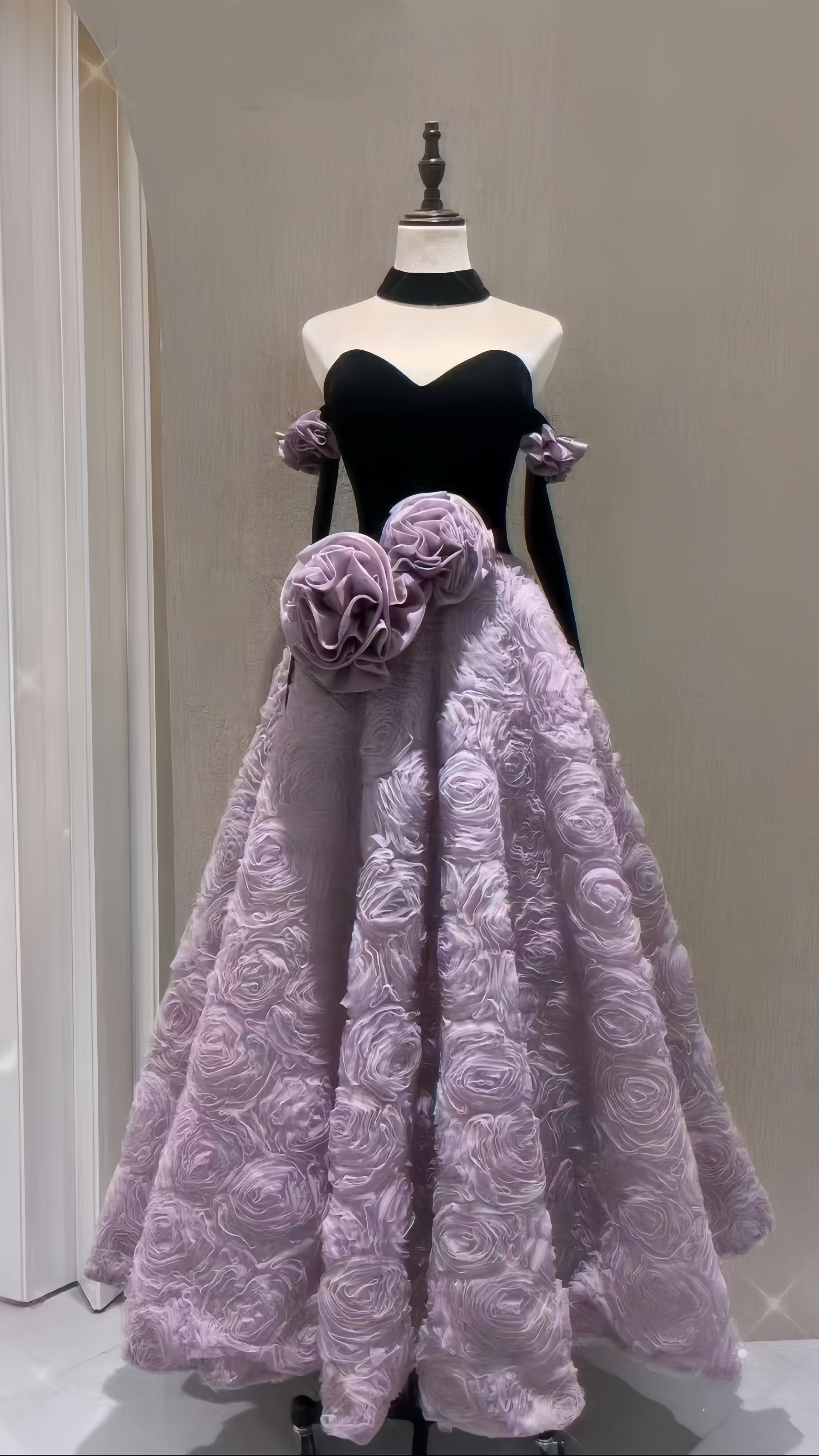 Sweetheart A-Line Floral Party Dress, Senior Prom Dresses,AST1604 – Asteria