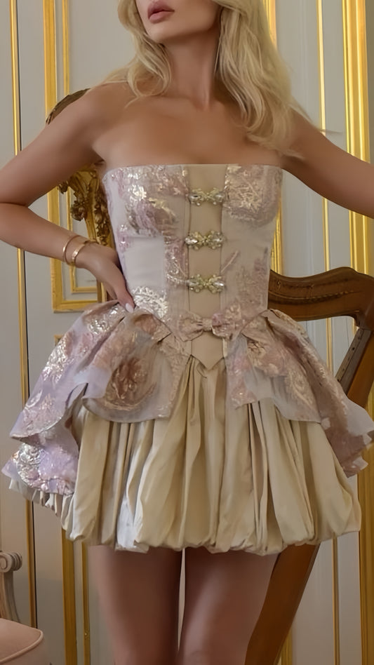 Vintage Lace Homecoming Dresses A-Line Graduation Party Dress,AST1967