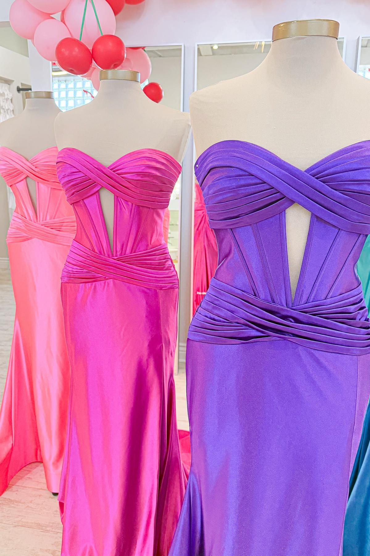 Gorgeous Red Mermaid Long Prom Dress