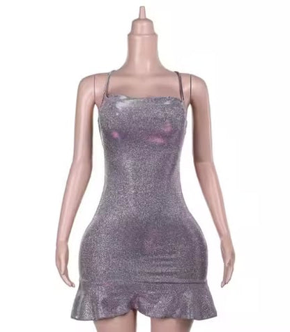 Sexy Sheath Halter Sequin Tight Grape Formal Homecoming Dresses 8Th Grad Dance Graduation Dress Short Birthday Outfits Hoco Dresses
