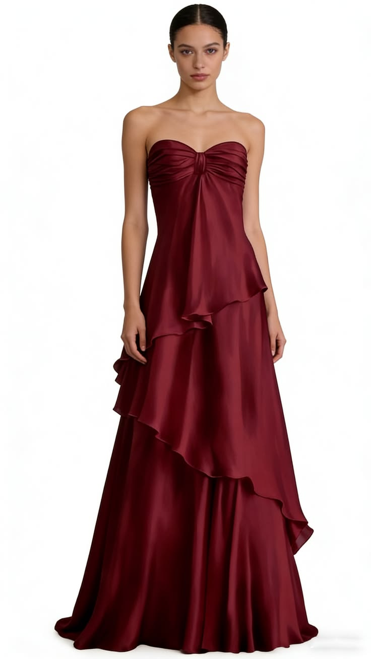 White Sweetheart Chiffon Long Prom Dress - A-Line Floor Length Evening Gown