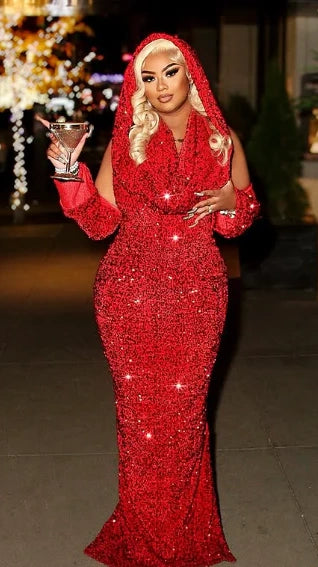 Arab Style Elegant Sequin Bodycon Prom Dresses Halter Evening Party Dress,AST2220