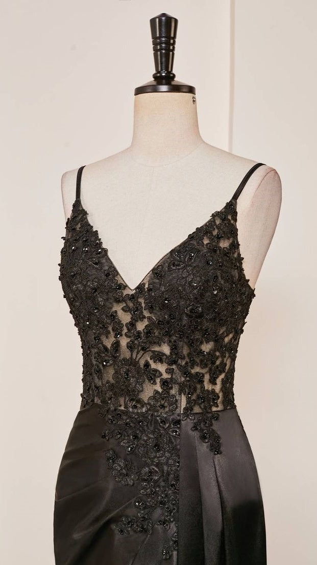 Burgundy Mermaid Appliques Long Prom Dresses Spaghetti Straps Evening Party Dress With Slit,AST2102