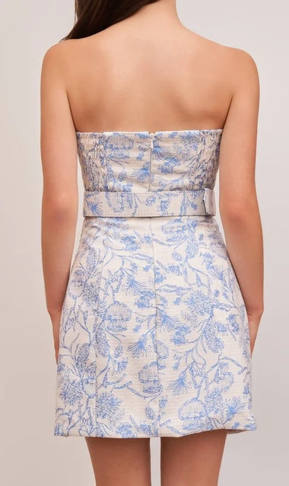 Charming Popular Floral Short Homecoming Dresses School Event Dress,AST2068