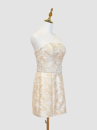 Charming Popular Floral Short Homecoming Dresses School Event Dress,AST2068