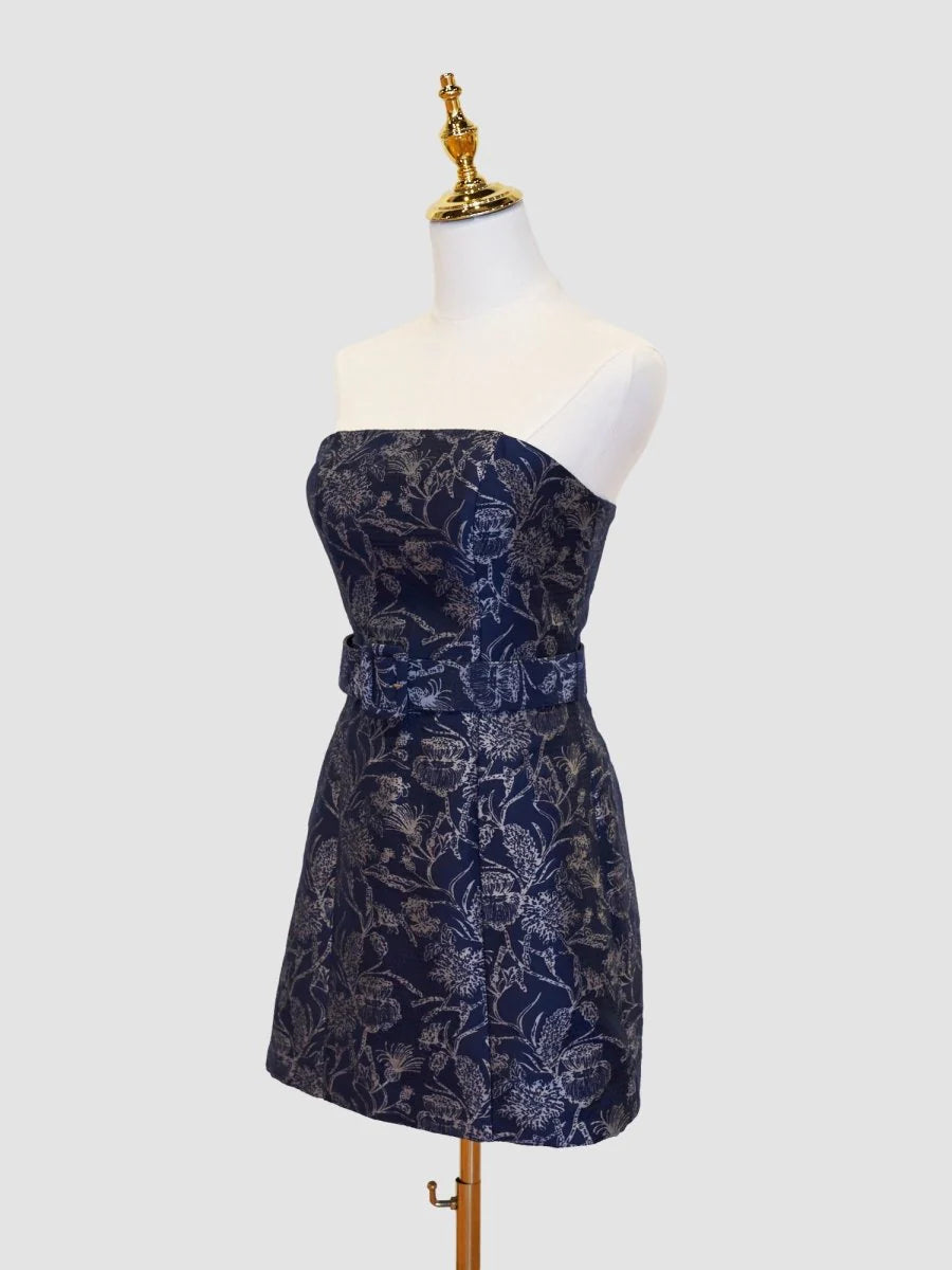 Charming Popular Floral Short Homecoming Dresses School Event Dress,AST2068