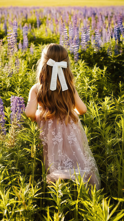 Dusty Rose Lace Flower Girls Dresses,AST1653