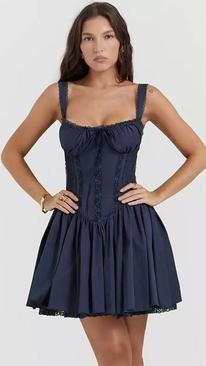 Elegant A-Line Homecoming Dresses Lace Graduation Dress,AST2006