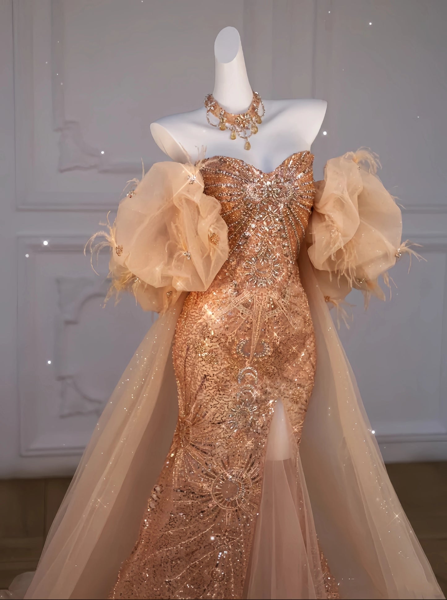 Glitter Sweetheart Mermaid Prom Dresses Sequin Evening Formal Dress,AST2234