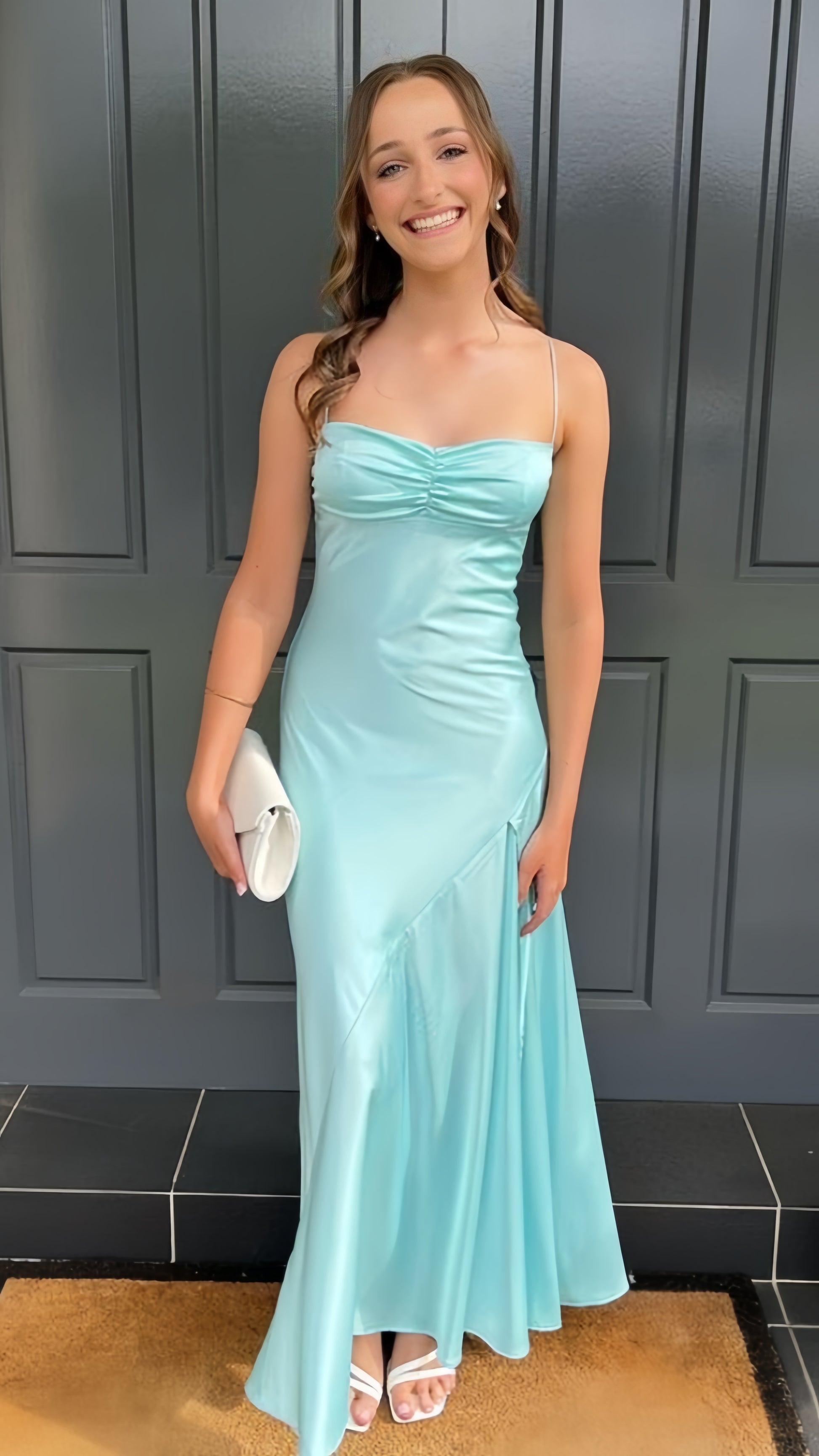 Light Blue Bodycon Evening Prom Dresses, AST1565 Asteria Light Blue Bodycon Evening Prom Dresses, AST1565 Asteria