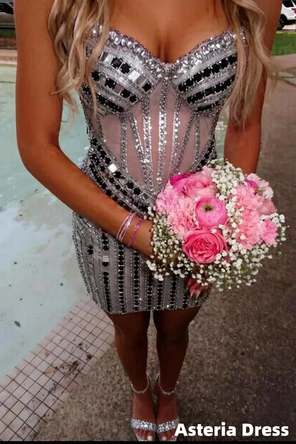 Luxurious Bodycon Sweetheart Pink Corset Homecoming Dress with Beading