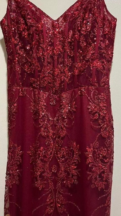 Mermaid Straps Dark Green Prom Dresses Sequin Formal Dress,AST2293