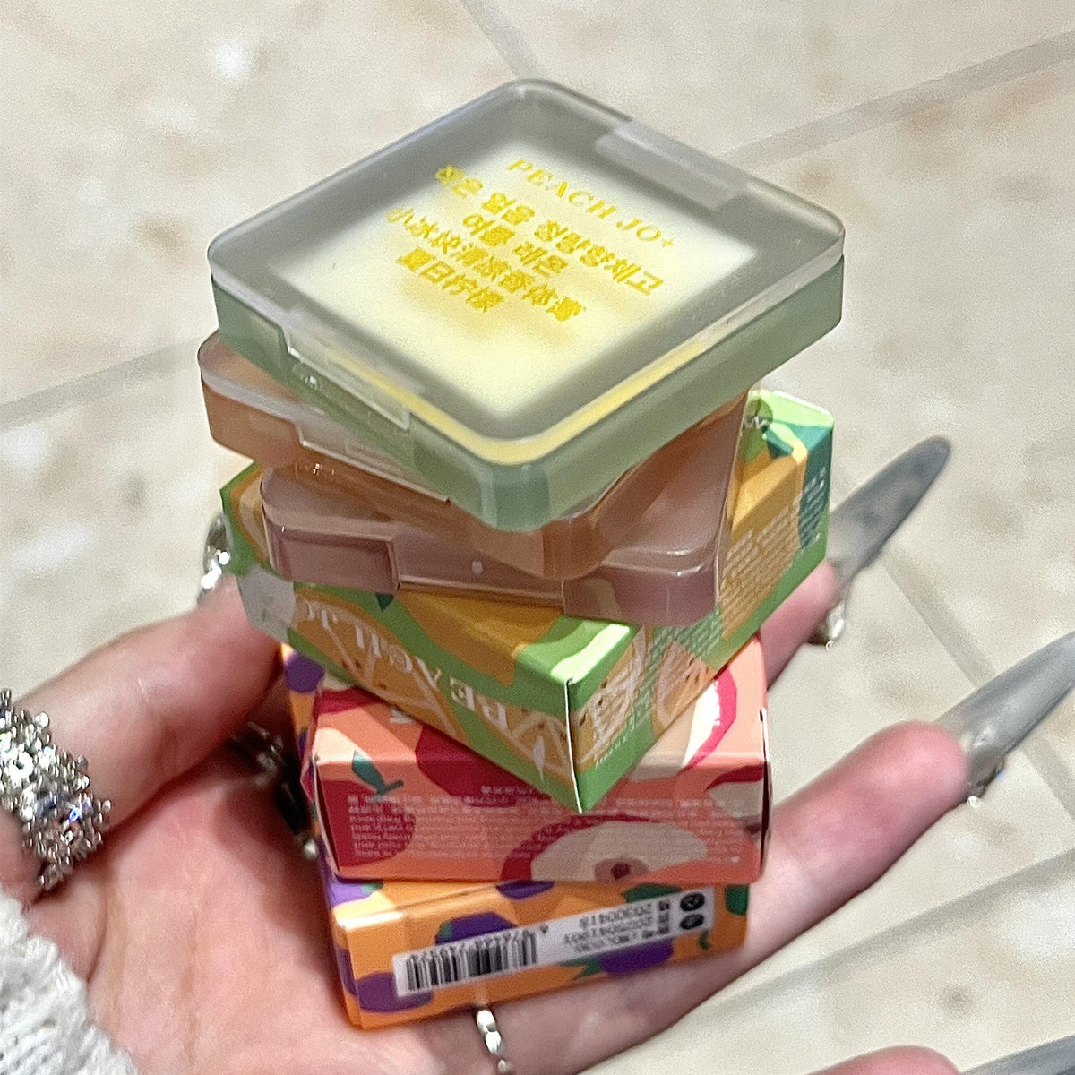PEACH JO+ Ice Cube Refreshing Solid Perfume, Fresh and Long-Lasting, Eliminates Odors, Long-Lasting Fragrance for Women