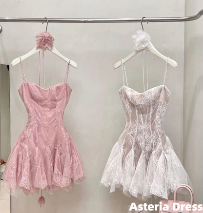 Pink Lace Bodycon Short Homecoming Dresses