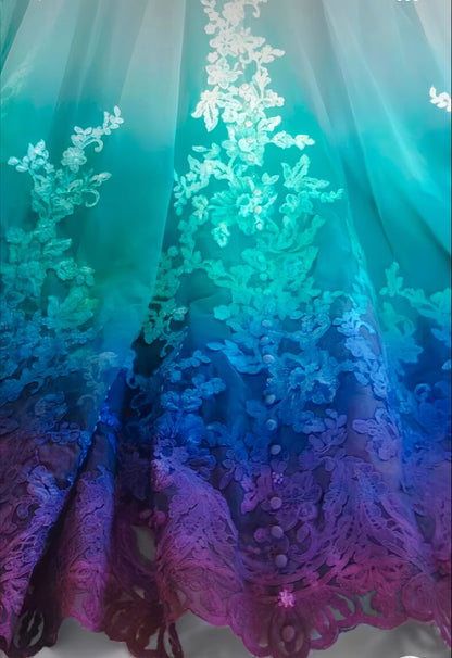 Princess A-line Lace Prom Dresses Sweetheart Appliques Evening Party Dress,AST2253