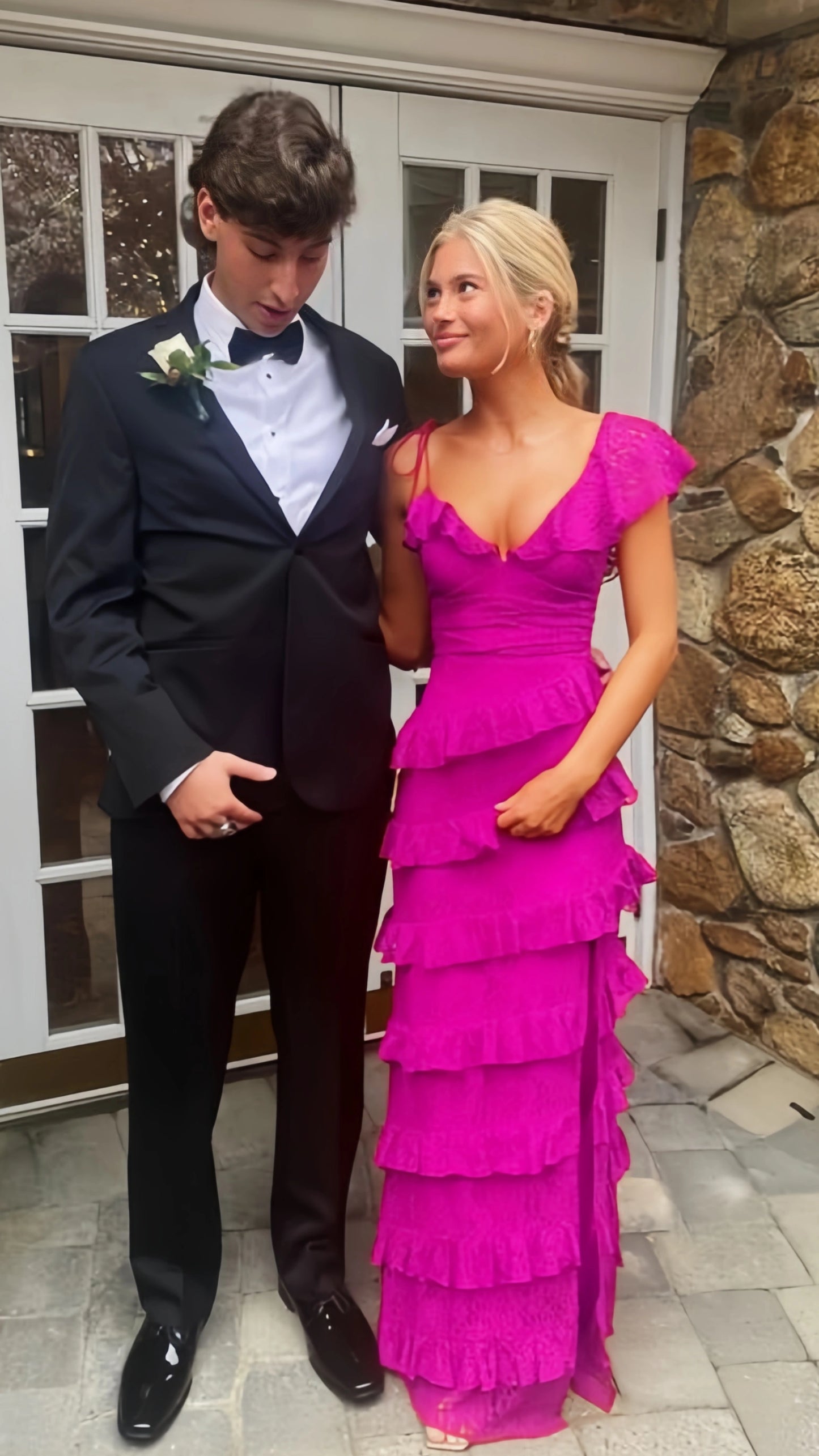 Sexy Lace Red Long Prom Dresses Evening Dress With Slit,AST2073