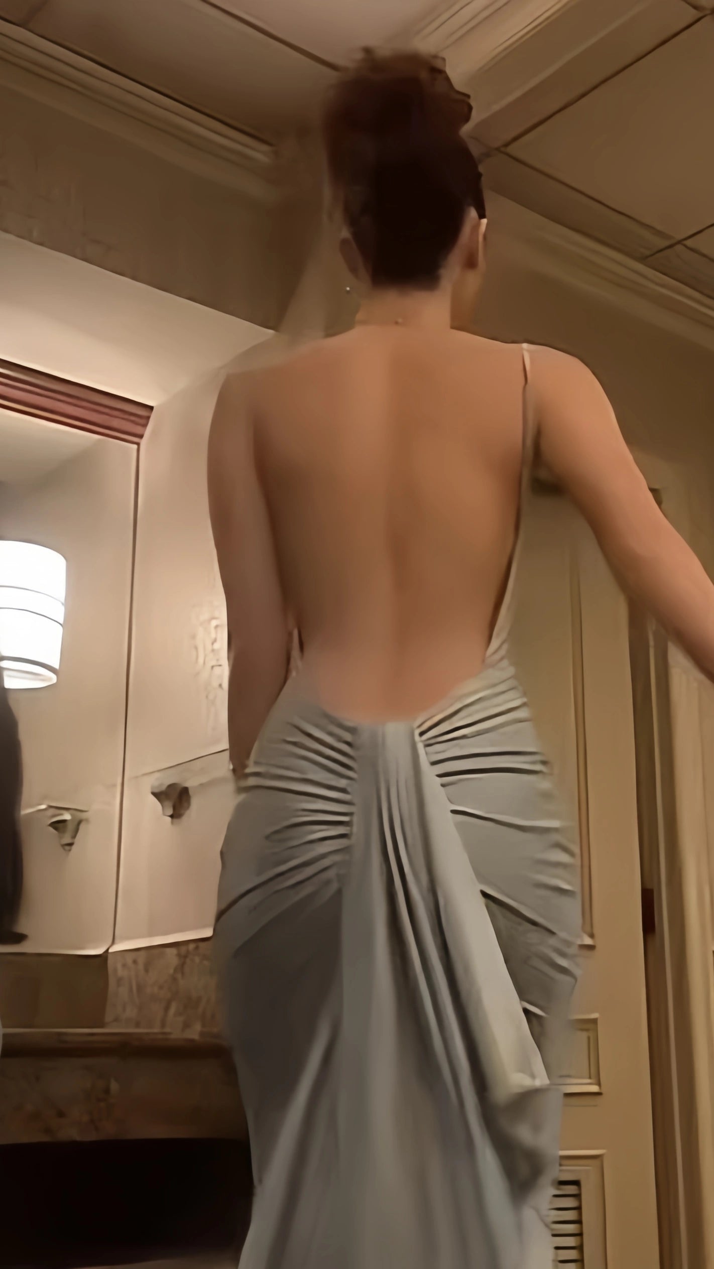 Open Back Mermaid Long Prom Dresses Evening Party Dress,AST2122