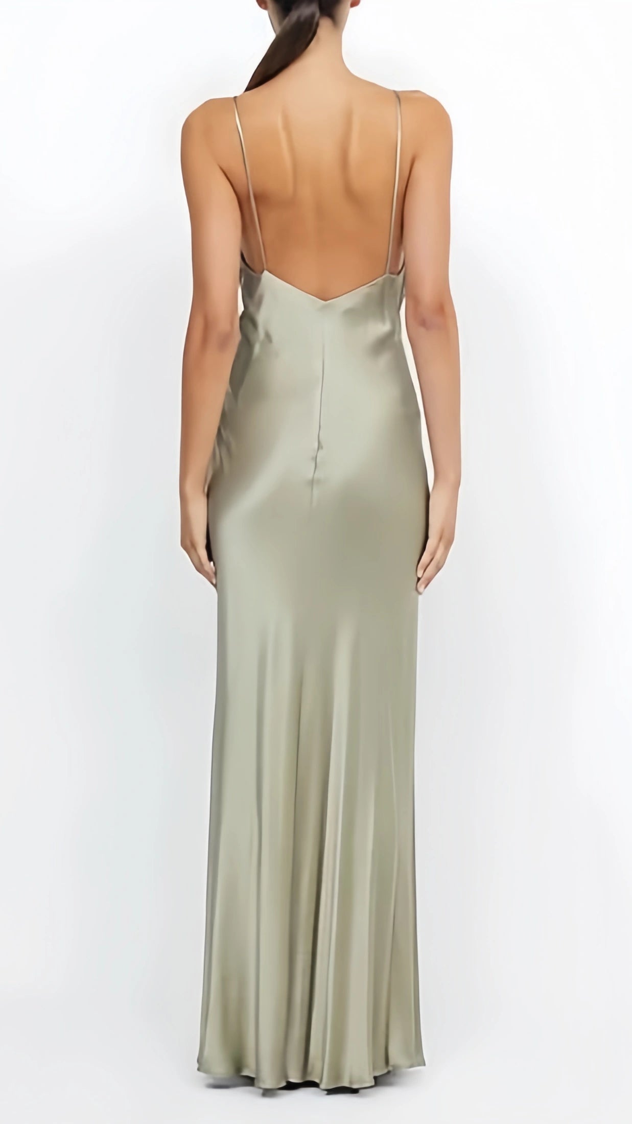 Pastel Yellow V-neck Prom Dresses Backless Evening Party Dress,AST2129