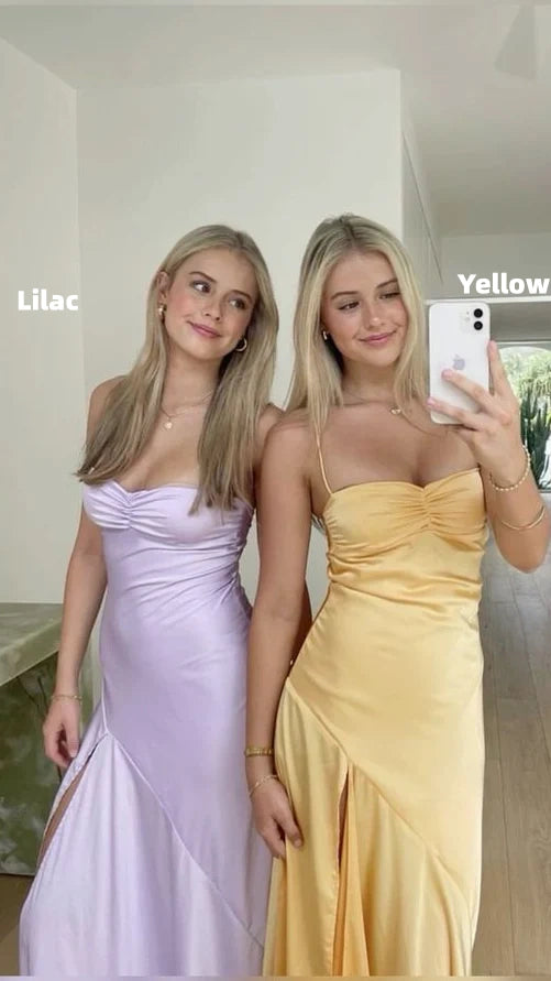 Yellow/Lilac Bodycon Prom Dresses Long Party Evening Gown,AST2121