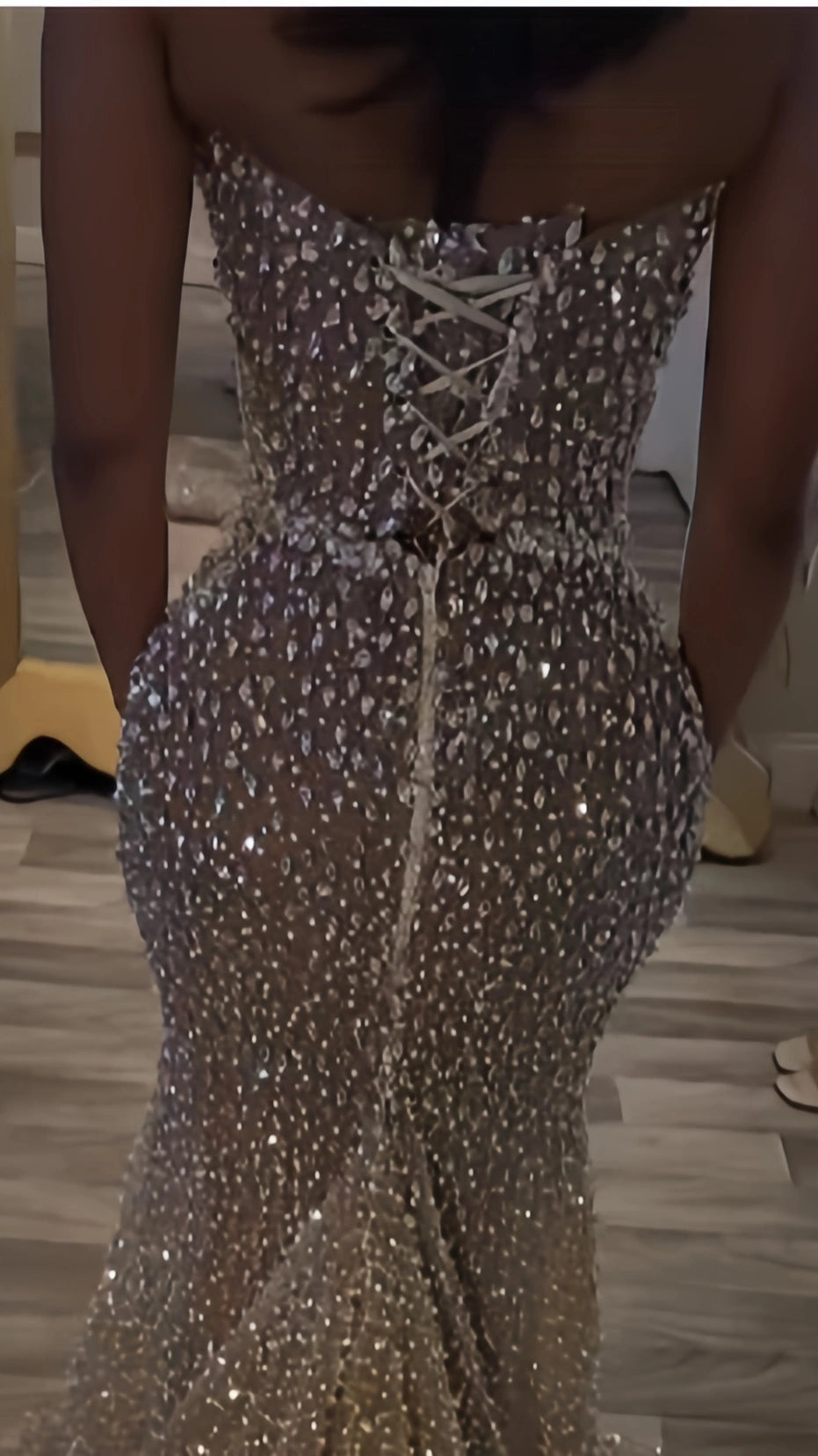 Sparkle Mermaid Beaded Prom Dresses Sweetheart Long Evening Party Dress,AST2241