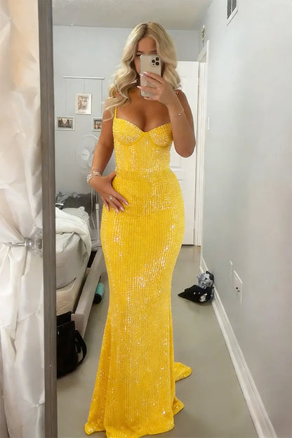 Sparkle Mermaid Senior Prom Dresses Sweetheart Long Party Dress,AST2318