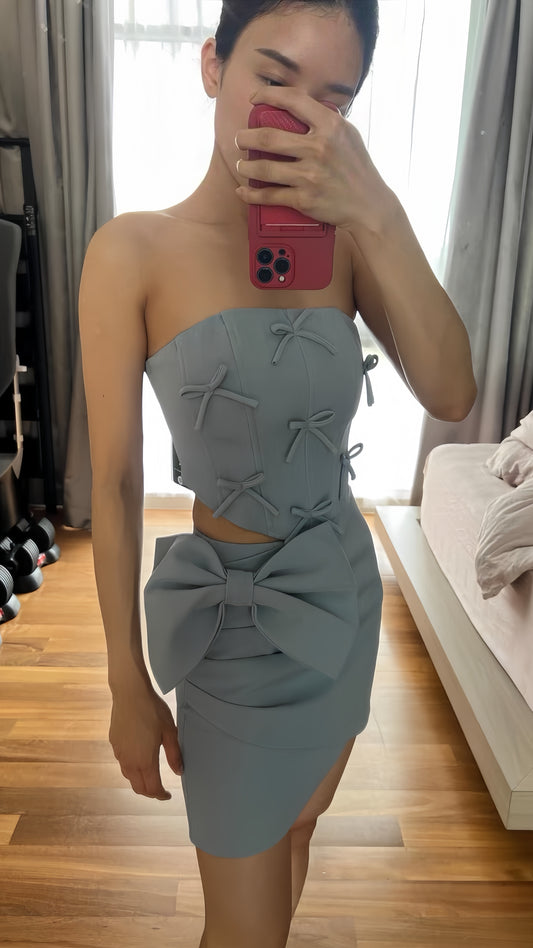 Two Pieces Slim Homecoming Dresses Mini Dress for Girls,AST2059