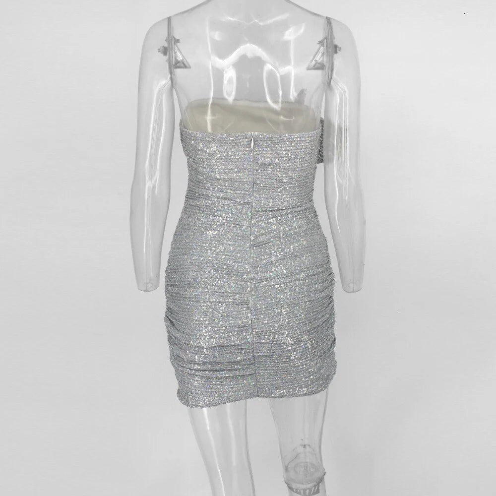 Strapless Silver Grey Short Homecoming Dress With Side Ruffles Party Dresses, AST1191