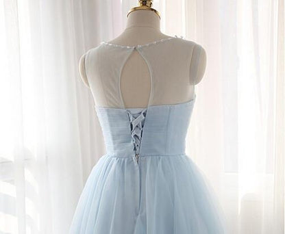 Charming Tulle Short Prom Dresses Homecoming Dresses, AST1098