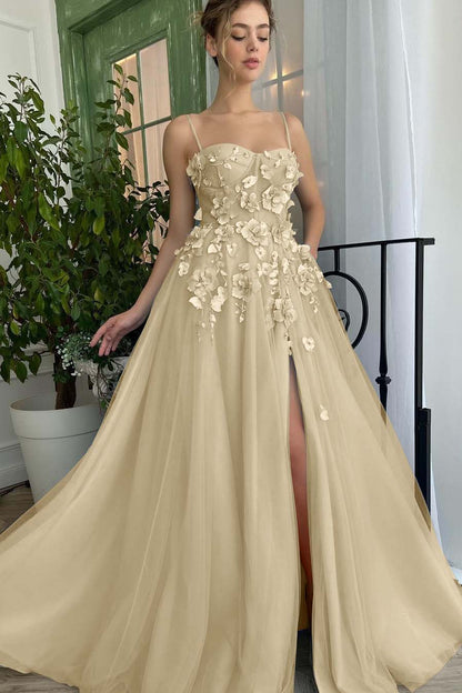 Baby Bluetti Strap Sweetheart Prom Dress with Applique