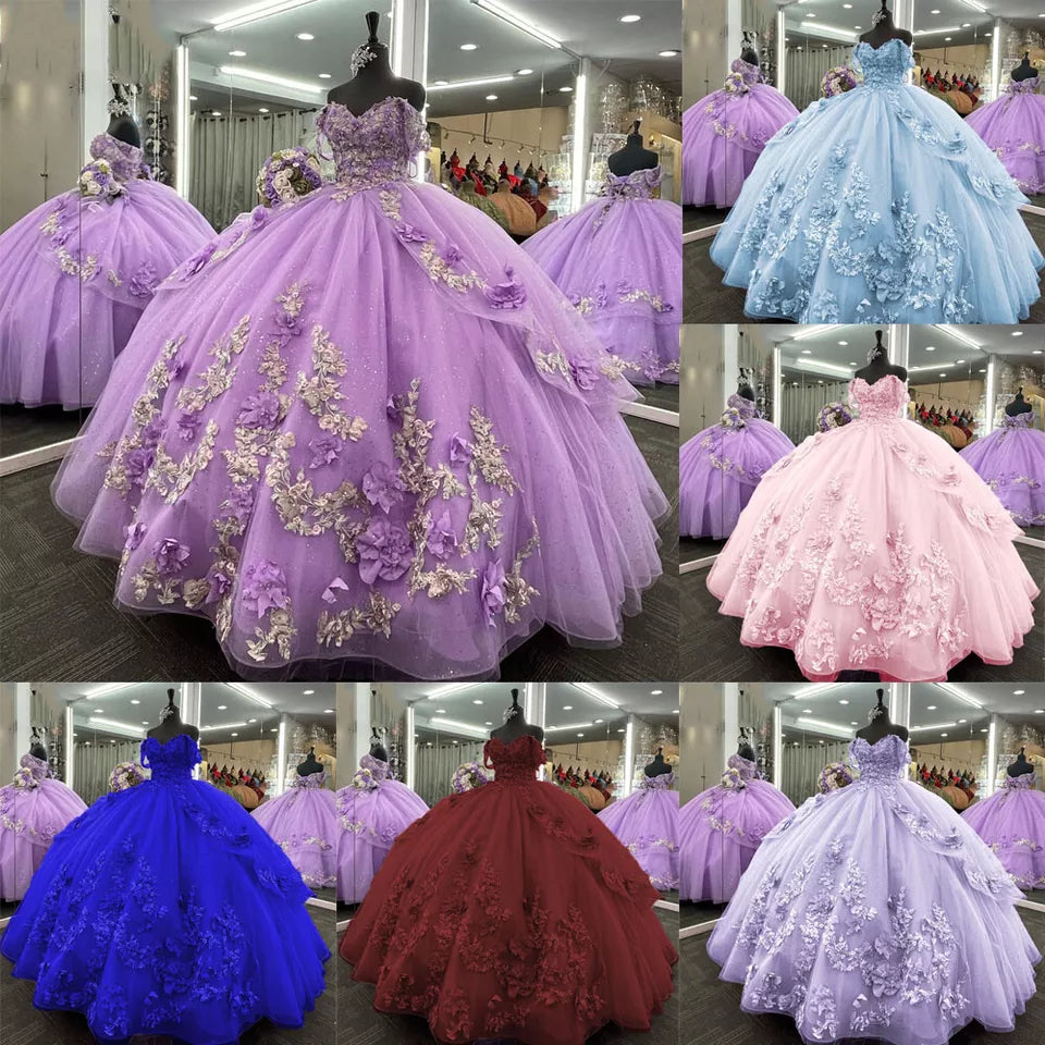 Sweet 15 16 Quinceanera Dresses Princess Ball Gowns Prom Vestidos De 15 Anos, AST1313