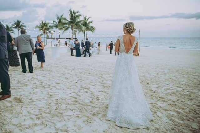 Stylish V-Neck Tulle Applique Long Prom Dress - A-Line Evening Gown